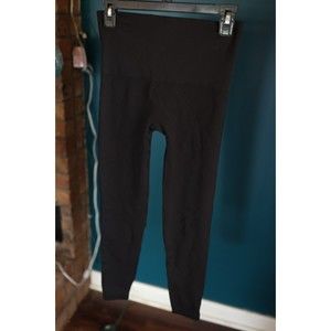 Spanx Black Look At Me Now High Waist Leggings Womens Size Large